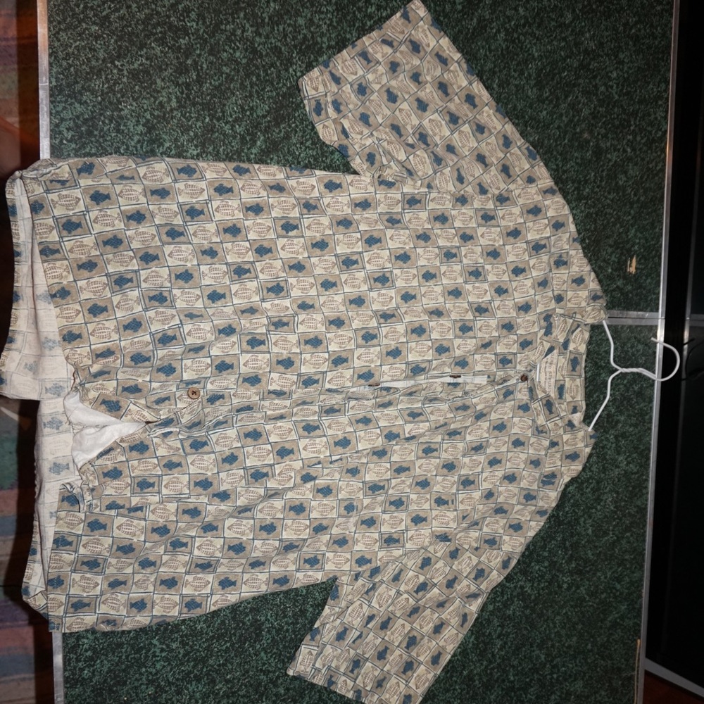 Fishing button down
